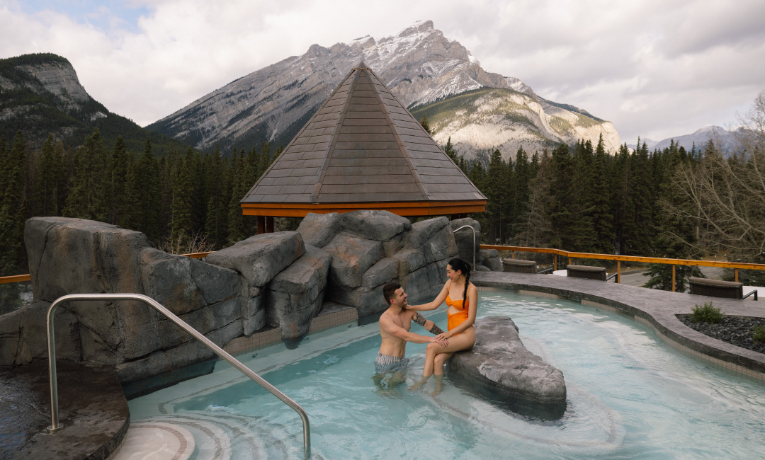 Guests have access to hot pools at Hotel Canoe & Suites